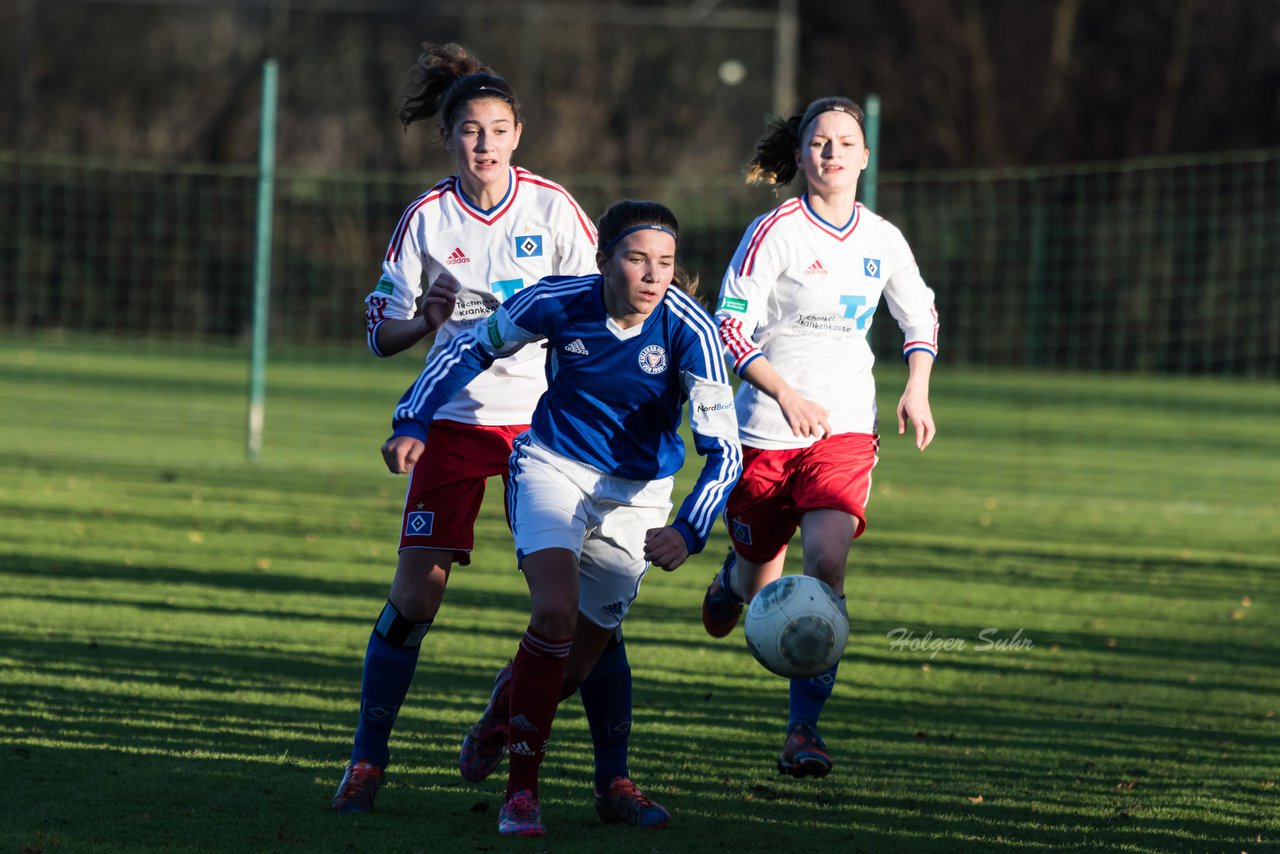 Bild 66 - B-Juniorinnen Hamburger SV - Holstein Kiel : Ergebnis: 0:1